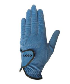 OEM personalized cabretta leather golf gloves for men — left hand and right hand options with custom branding for retail and wholesale
