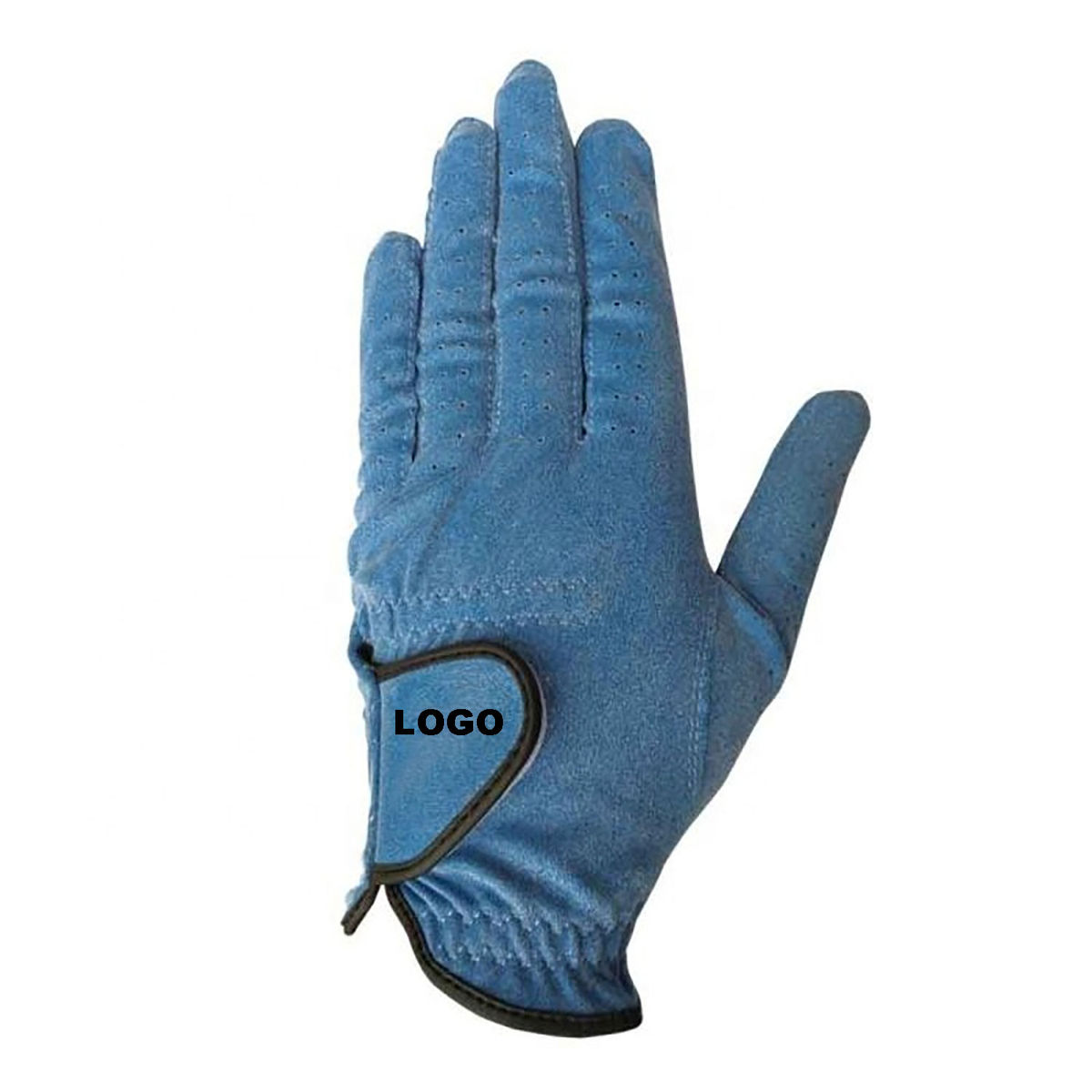OEM personalized cabretta leather golf gloves for men — left hand and right hand options with custom branding for retail and wholesale