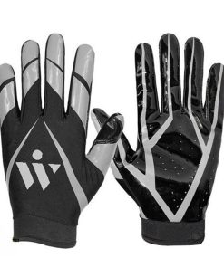 Customized Logo Top Quality Football Receiver Gloves Latest Custom Design American Football Gloves