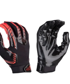 OEM Mens American Football Receiver Gloves Smooth Palm Polyester Material Anti-Chemical Protection Anti-Slip Comfortable Size S