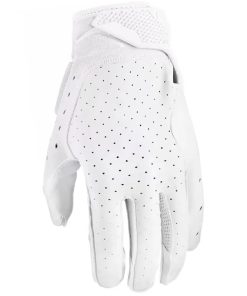 Top Custom Made Breathable Anti Slip Printed Polyester American Football Gloves Hook Loop Closure Your Own Design Sports Gloves